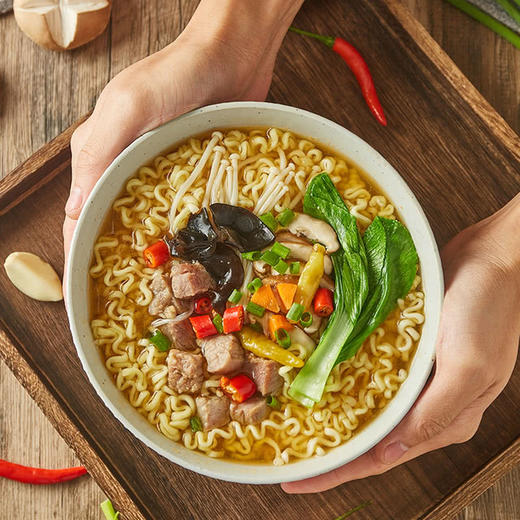 MM 山姆 不倒翁 韩国进口 金拉面（原味）120g*12 商品图5