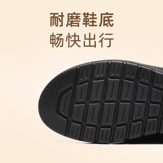 信诺真皮羊毛老人鞋女加绒加厚短靴冬季新款中老年软底妈妈鞋棉鞋M739-7Y 商品图5
