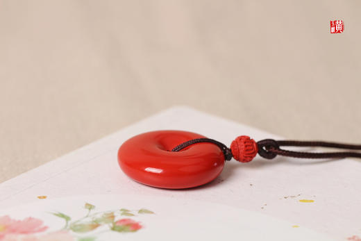 朱砂【平安扣】吊坠 商品图5