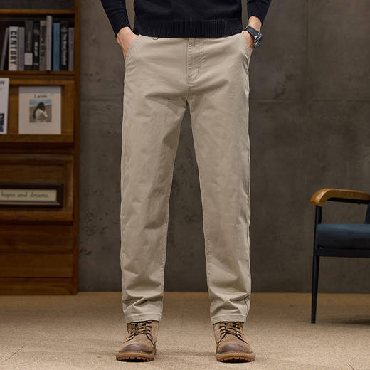 【Q】【新款DQ】大依优型大码直筒休闲长裤男舒适休闲简约百搭加肥加大男装潮款 商品图6