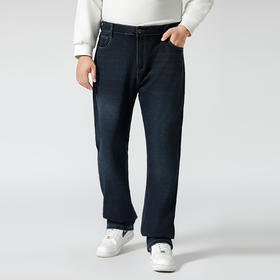 【特大码】【新款DMR】大依优型大码男装牛仔裤加肥加大号宽松长裤舒适直筒胖子裤子