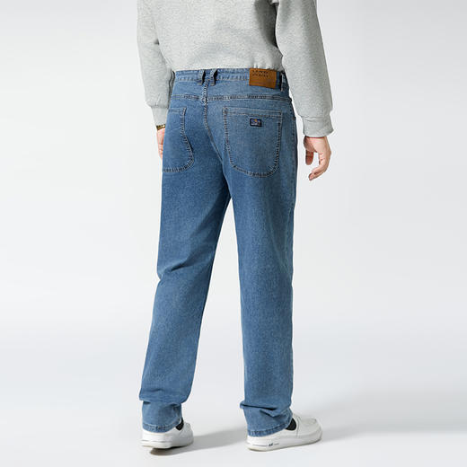 【特大码】【新款DMR】大依优型大码男装牛仔裤加肥加大号宽松长裤舒适直筒胖子裤子 商品图4