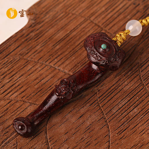 灵山木迦·富贵如意紫檀挂件 商品图2