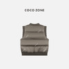 COCO ZONE 秋冬90鹅绒单排扣保暖背心羽绒服CC2C2267 商品缩略图1