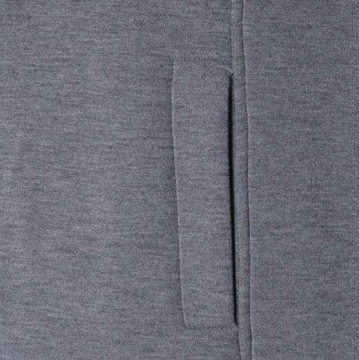 秋季短款美式复古连帽开衫卫衣纯色宽松简约百搭时尚长袖卫衣 商品图3