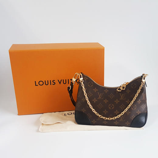 【闲置未使用】LV路易威登BOULOGNE系列M45831老花黑牛角包单肩包女士现售价：16500！241024NJS08 商品图1