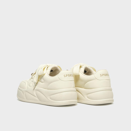 IEF/爱依服2025时尚休闲鞋 秋冬 小众设计百搭低帮厚底小白鞋9760 商品图2