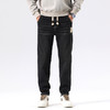 【新款DQ】大依优型大码直筒松紧腰牛仔裤长裤男舒适休闲简约百搭加肥加大男装潮款 商品缩略图4