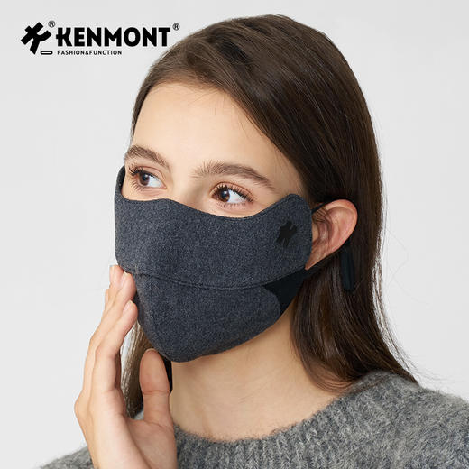 卡蒙双层保暖  立体真丝口罩KM-6694 商品图3