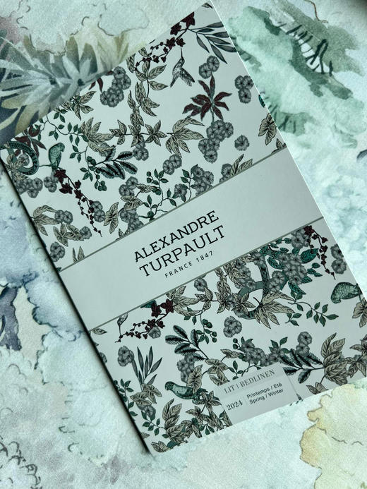 法国顶奢AT家120支纯手绘印花有机棉四件套 商品图10