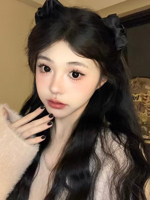 【大直径】Ealla girl- 咕噜大黑-14.5mm【年抛 度数0-800度 无525/575】 商品图3