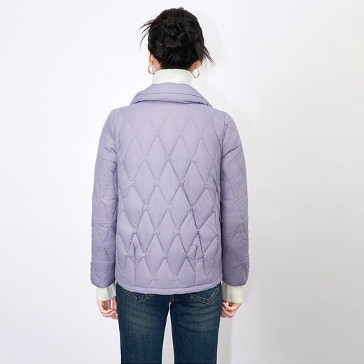 【高货wl】全新升级【铂金会员367/天猫499/差价132】(14842) 洛诗琳2024冬季新款立领简约时尚休闲保暖轻薄短款羽绒服 商品图2