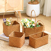 【方形/长方形】娜家草编花篮提篮 商品缩略图0