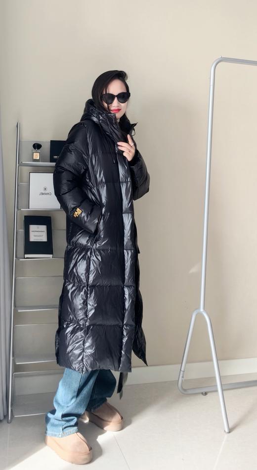清仓特价90白鸭绒或鹅绒黑⁥金长款羽绒服 商品图3