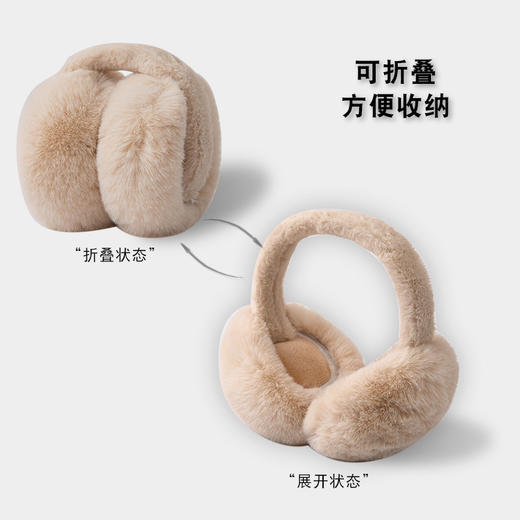 保暖耳罩冬女耳暖防冻可爱耳朵套骑车秋冬季防寒毛绒耳捂冬天户外必备旅游户外骑行必备手套 商品图2