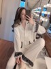 【黑白配色！舒适又性感！】网红睡衣，性感蕾丝，无法拒绝；舒适套装，黑白配色，总能抓住TA的心。穿上它，让春秋季的夜晚更加温柔美好。 商品缩略图5