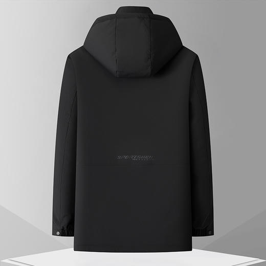 【可拆卸帽】【新款DPS】大依优型大码羽绒服鸭绒夹克外套加肥加大肥佬休闲商务上衣男士胖子 商品图3