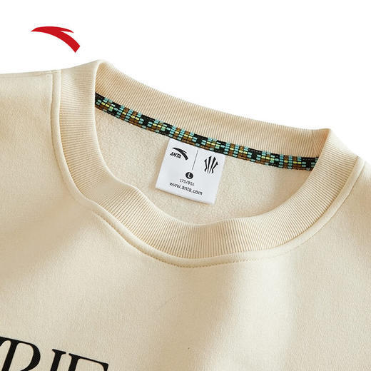 安踏凯里·欧文系列丨针织加绒卫衣男冬季篮球潮流套头上衣172441720N 商品图2