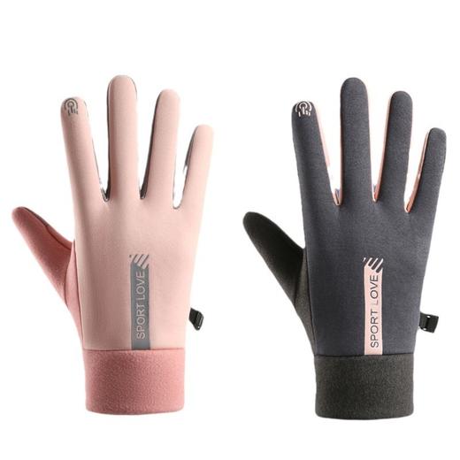 防水防风防寒时尚女式防滑加绒户外运动登山保暖触屏手套保暖手套冬天户外必备旅游户外骑行必备手套 商品图4