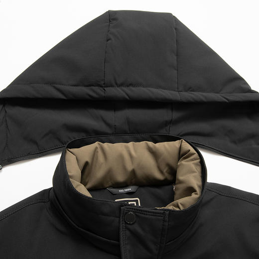 【可拆卸帽】【新款DPS】大依优型大码羽绒服鸭绒夹克外套加肥加大肥佬休闲商务上衣男士胖子 商品图4