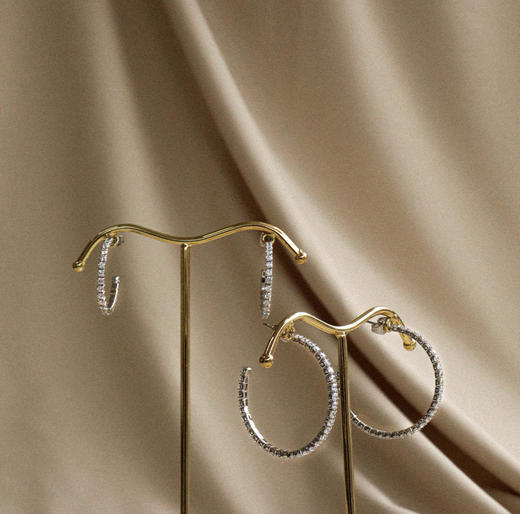 ZAHAR LORETTA EARRINGS-金银2色可选 商品图0