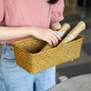 【小中大号可选】娜家草编长形收纳盒 商品缩略图2