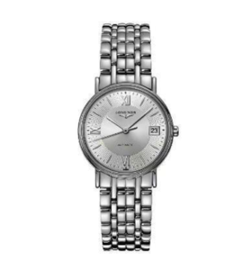 LONGINES浪琴优雅系列 自动机械男表 35MM 精钢表带  银色