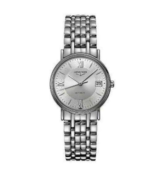 LONGINES浪琴优雅系列 自动机械男表 35MM 精钢表带  银色 商品图0