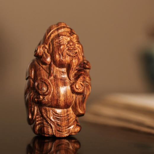 【青山特惠】海黄 | 如意小财神 油梨老料摆件 6.2*3.5*3.5cm  重37g b18 商品图0