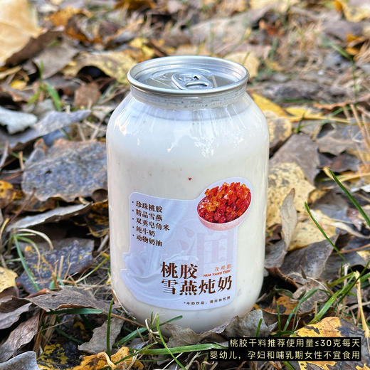 畅饮卡：桃胶炖奶（孕妇儿童禁食）500毫升新包装 商品图0