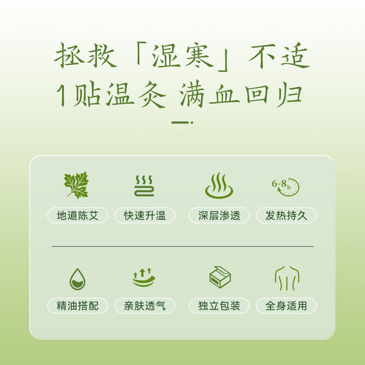 艾修宁草本艾敷灸养贴 商品图1