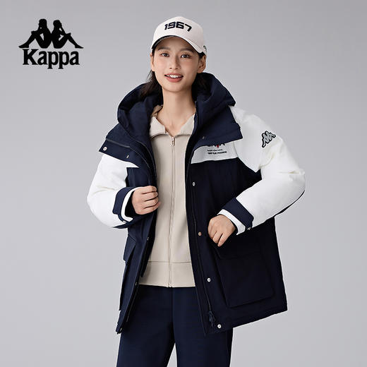 Kappa卡帕背靠背2024新款运动羽绒服女防风保暖防寒服防泼水外套 商品图2