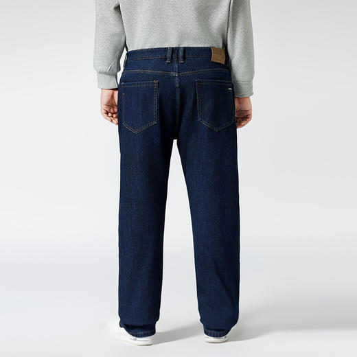 【加绒】【特大码】【新款DMR】大依优型大码男装牛仔裤加肥加大号宽松长裤舒适直筒胖子裤子 商品图5