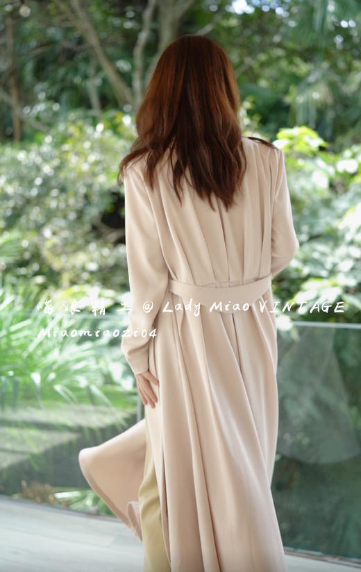 #1411【复团】喵娘精工@1411_M63《伦敦旧事》复古优雅霍格沃茨风格大摆风衣裙 商品图5