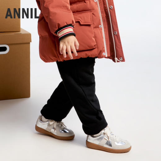 男童保暖舒弹棉裤冬季新款安奈儿童装实体店同款XB446841 商品图1