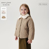 马克珍妮女童绒绒毛领夹棉加绒外套儿童棉衣2024年冬装新款241533 商品缩略图0