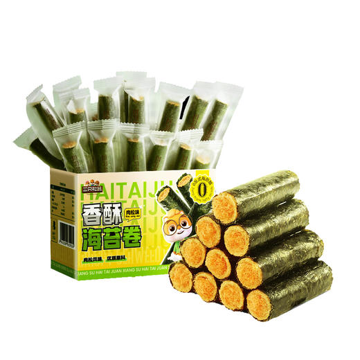三只松鼠香酥肉松海苔卷225g 商品图0