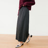 玳莎针织A字半身裙女秋冬新款通勤显瘦舒适松紧腰长款裙子  ED34305 商品缩略图2