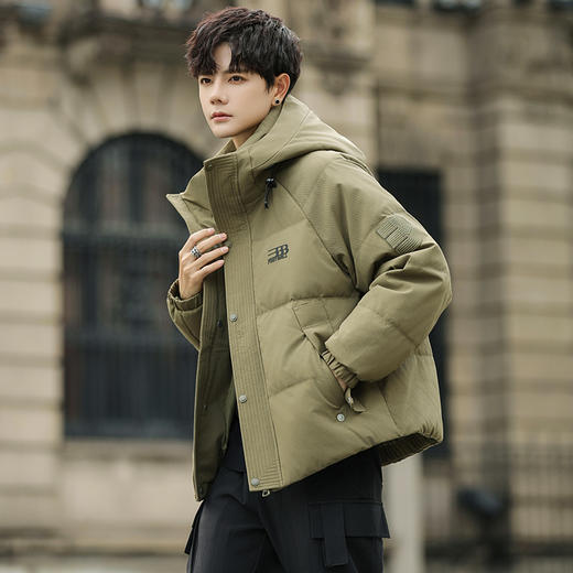 【YW】无忧购秋冬户外出行保暖加厚连帽宽松90%白鸭绒羽绒服622（截单后7天发货) 商品图2