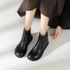 Safiya/索菲娅2024秋冬 圆头牛皮英伦休闲软底平底短靴 SF44116207 商品缩略图0