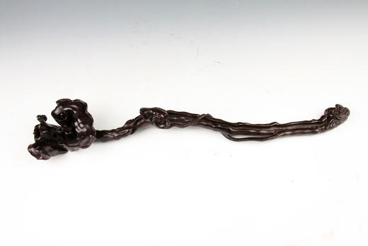 24cm黑檀灵芝如意 商品图2