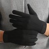 男士德绒手套防风保暖触屏手套开车骑行触屏冬季保暖加厚加绒 商品缩略图1