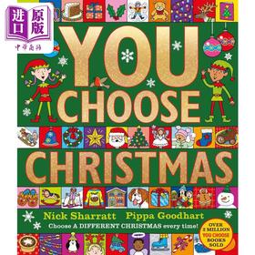 【中商原版】你来选选一个圣诞节 Nick Sharratt You Choose Christmas 英文原版 圣诞主题儿童绘本故事书 亲子读物 进口童书