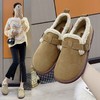 【全新升级❗️懒人棉勃肯鞋】毛毛鞋2025冬季外穿棉鞋女，亲肤内里软糯Q弹吸汗排气，懒人一脚蹬平底女鞋搭扣棉勃肯室内女鞋QQ 商品缩略图1