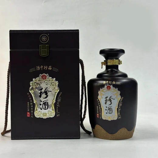 珍酒酱坛 53度酱香型白酒 整箱1.5L*6瓶包邮 商品图1