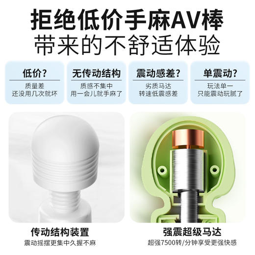 【女用器具】谜姬 奶昔AV棒震动棒 商品图1