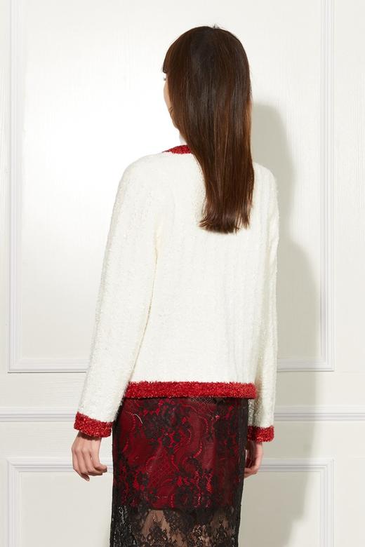 Le Malene 优雅香奈儿风毛织开衫 11180 商品图2