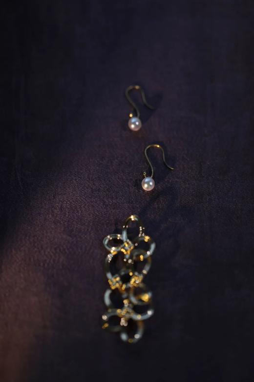 水波纹和小海珠 | 中国结胸针与海珠耳钩 商品图7