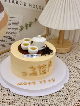 茶壶喝茶主题（翻糖定制）