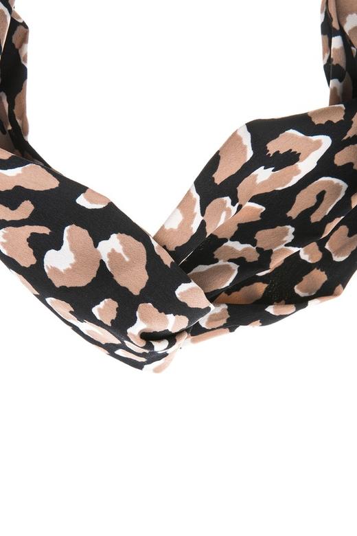 AVA 深棕色豹纹图案发带 4166 商品图3